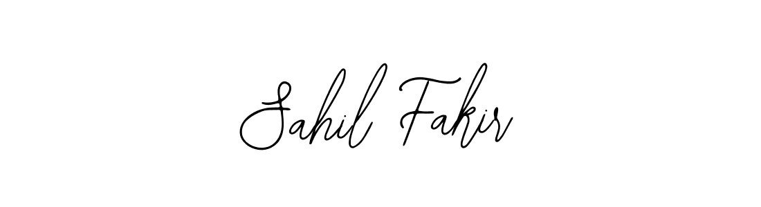 How to make Sahil Fakir name signature. Use Bearetta-2O07w style for creating short signs online. This is the latest handwritten sign. Sahil Fakir signature style 12 images and pictures png