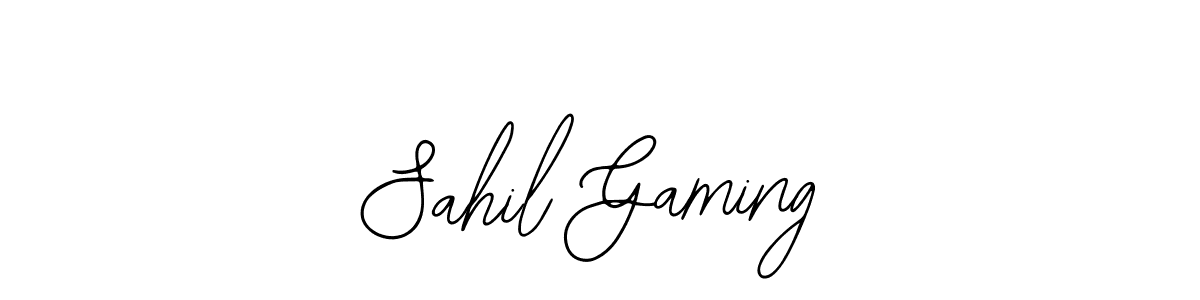 Make a beautiful signature design for name Sahil Gaming. With this signature (Bearetta-2O07w) style, you can create a handwritten signature for free. Sahil Gaming signature style 12 images and pictures png