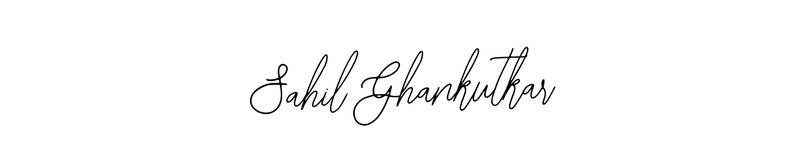 Design your own signature with our free online signature maker. With this signature software, you can create a handwritten (Bearetta-2O07w) signature for name Sahil Ghankutkar. Sahil Ghankutkar signature style 12 images and pictures png