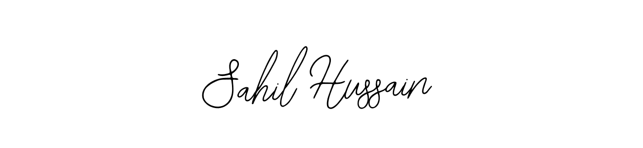 Sahil Hussain stylish signature style. Best Handwritten Sign (Bearetta-2O07w) for my name. Handwritten Signature Collection Ideas for my name Sahil Hussain. Sahil Hussain signature style 12 images and pictures png