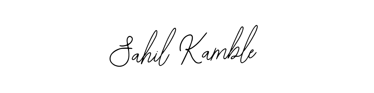Also You can easily find your signature by using the search form. We will create Sahil Kamble name handwritten signature images for you free of cost using Bearetta-2O07w sign style. Sahil Kamble signature style 12 images and pictures png