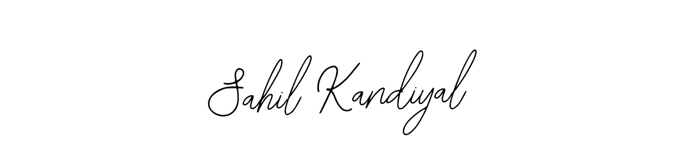 Similarly Bearetta-2O07w is the best handwritten signature design. Signature creator online .You can use it as an online autograph creator for name Sahil Kandiyal. Sahil Kandiyal signature style 12 images and pictures png