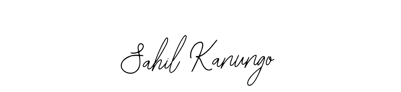 The best way (Bearetta-2O07w) to make a short signature is to pick only two or three words in your name. The name Sahil Kanungo include a total of six letters. For converting this name. Sahil Kanungo signature style 12 images and pictures png