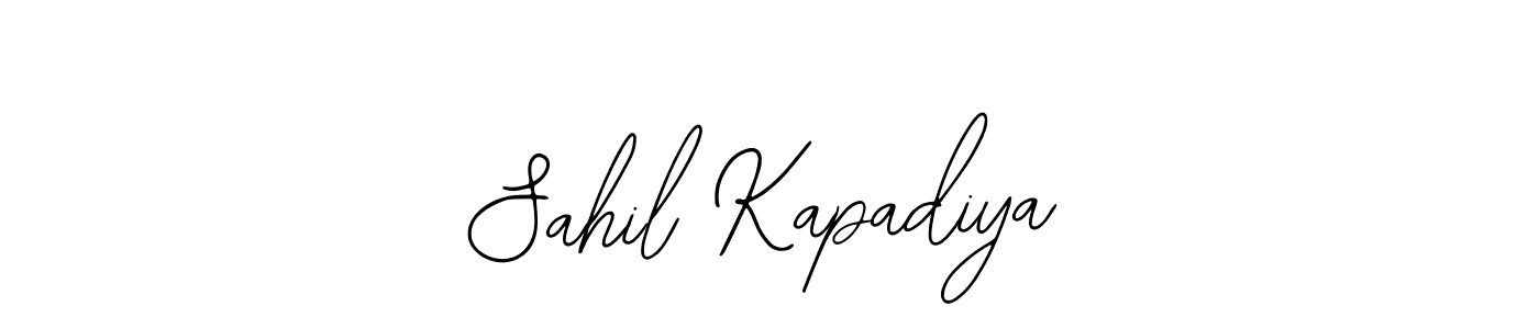 How to make Sahil Kapadiya signature? Bearetta-2O07w is a professional autograph style. Create handwritten signature for Sahil Kapadiya name. Sahil Kapadiya signature style 12 images and pictures png