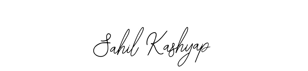 Design your own signature with our free online signature maker. With this signature software, you can create a handwritten (Bearetta-2O07w) signature for name Sahil Kashyap. Sahil Kashyap signature style 12 images and pictures png