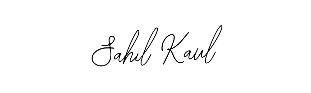 Use a signature maker to create a handwritten signature online. With this signature software, you can design (Bearetta-2O07w) your own signature for name Sahil Kaul. Sahil Kaul signature style 12 images and pictures png