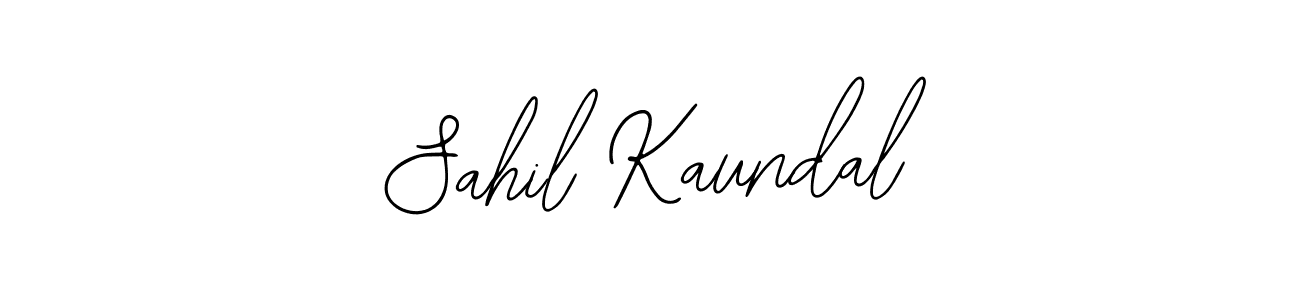 Also You can easily find your signature by using the search form. We will create Sahil Kaundal name handwritten signature images for you free of cost using Bearetta-2O07w sign style. Sahil Kaundal signature style 12 images and pictures png
