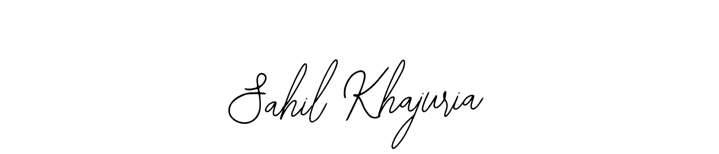 Design your own signature with our free online signature maker. With this signature software, you can create a handwritten (Bearetta-2O07w) signature for name Sahil Khajuria. Sahil Khajuria signature style 12 images and pictures png