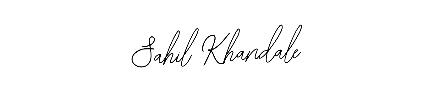 Make a short Sahil Khandale signature style. Manage your documents anywhere anytime using Bearetta-2O07w. Create and add eSignatures, submit forms, share and send files easily. Sahil Khandale signature style 12 images and pictures png