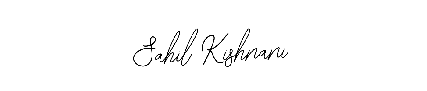 Similarly Bearetta-2O07w is the best handwritten signature design. Signature creator online .You can use it as an online autograph creator for name Sahil Kishnani. Sahil Kishnani signature style 12 images and pictures png