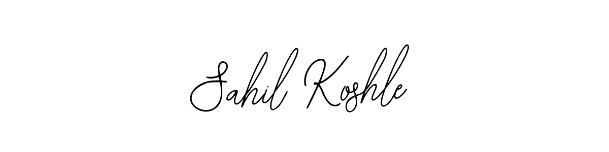 How to Draw Sahil Koshle signature style? Bearetta-2O07w is a latest design signature styles for name Sahil Koshle. Sahil Koshle signature style 12 images and pictures png