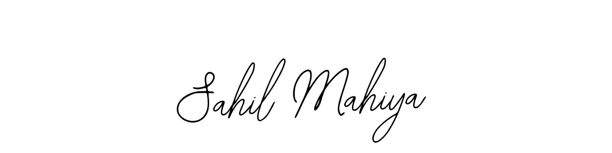 How to make Sahil Mahiya signature? Bearetta-2O07w is a professional autograph style. Create handwritten signature for Sahil Mahiya name. Sahil Mahiya signature style 12 images and pictures png