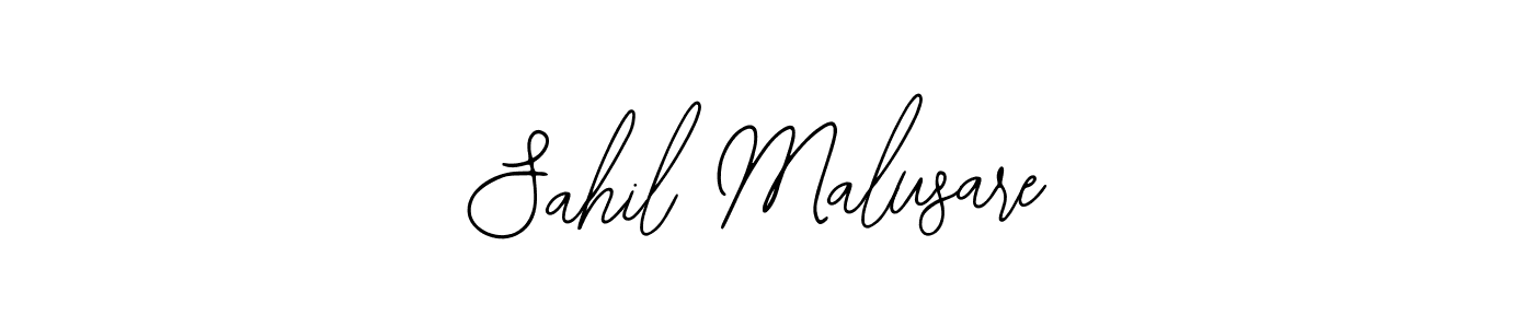 Make a beautiful signature design for name Sahil Malusare. With this signature (Bearetta-2O07w) style, you can create a handwritten signature for free. Sahil Malusare signature style 12 images and pictures png