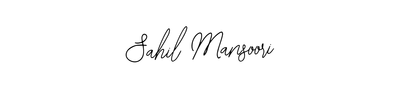 How to make Sahil Mansoori signature? Bearetta-2O07w is a professional autograph style. Create handwritten signature for Sahil Mansoori name. Sahil Mansoori signature style 12 images and pictures png
