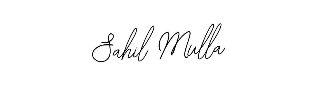 You should practise on your own different ways (Bearetta-2O07w) to write your name (Sahil Mulla) in signature. don't let someone else do it for you. Sahil Mulla signature style 12 images and pictures png