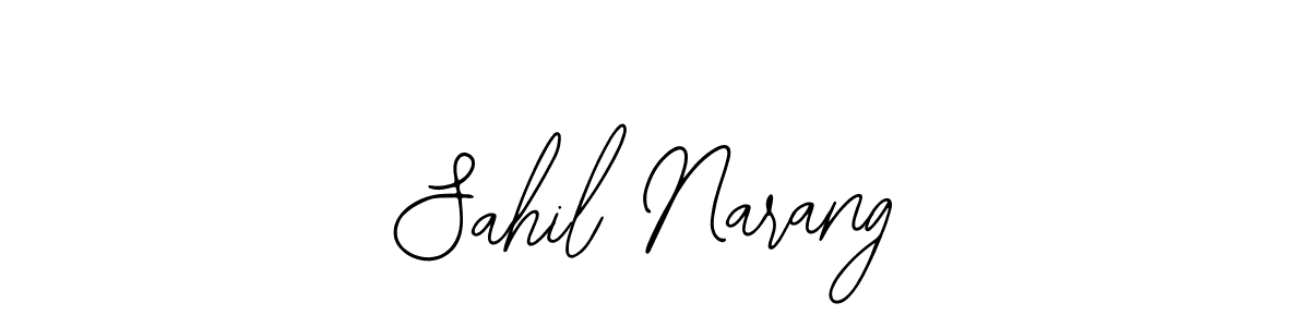 How to Draw Sahil Narang signature style? Bearetta-2O07w is a latest design signature styles for name Sahil Narang. Sahil Narang signature style 12 images and pictures png