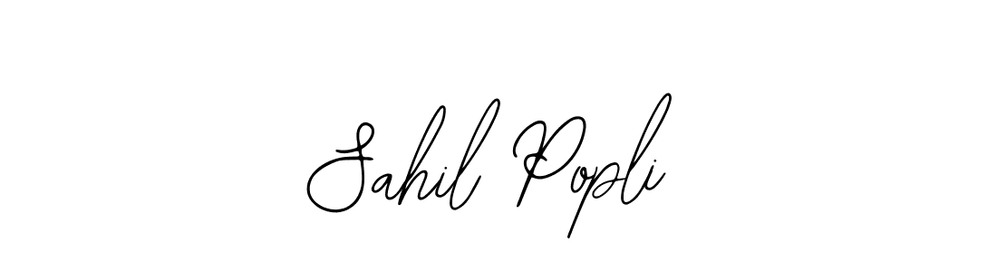 How to make Sahil Popli signature? Bearetta-2O07w is a professional autograph style. Create handwritten signature for Sahil Popli name. Sahil Popli signature style 12 images and pictures png