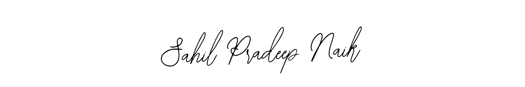 Bearetta-2O07w is a professional signature style that is perfect for those who want to add a touch of class to their signature. It is also a great choice for those who want to make their signature more unique. Get Sahil Pradeep Naik name to fancy signature for free. Sahil Pradeep Naik signature style 12 images and pictures png