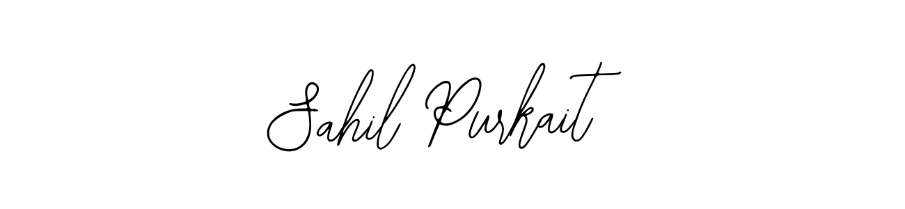 if you are searching for the best signature style for your name Sahil Purkait. so please give up your signature search. here we have designed multiple signature styles  using Bearetta-2O07w. Sahil Purkait signature style 12 images and pictures png