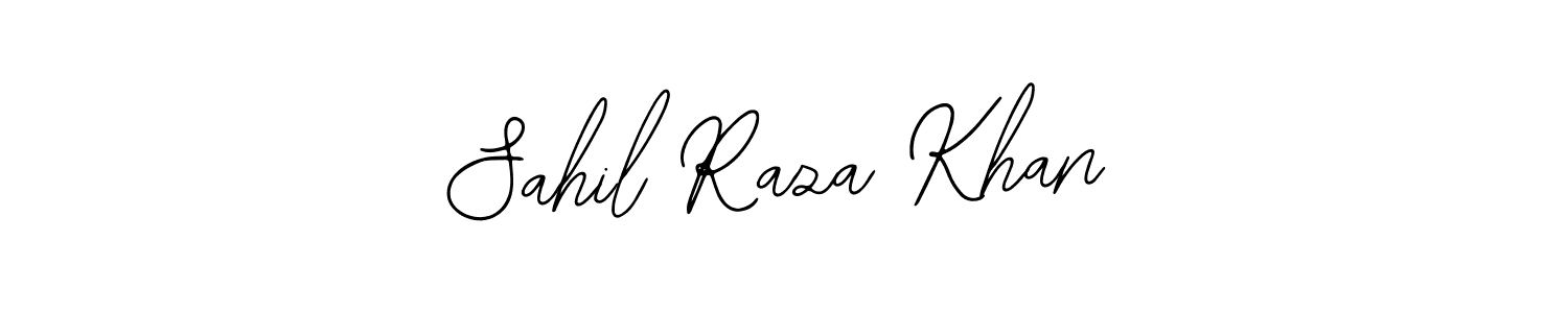 Also You can easily find your signature by using the search form. We will create Sahil Raza Khan name handwritten signature images for you free of cost using Bearetta-2O07w sign style. Sahil Raza Khan signature style 12 images and pictures png