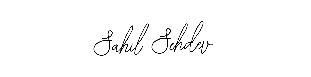 How to Draw Sahil Sehdev signature style? Bearetta-2O07w is a latest design signature styles for name Sahil Sehdev. Sahil Sehdev signature style 12 images and pictures png