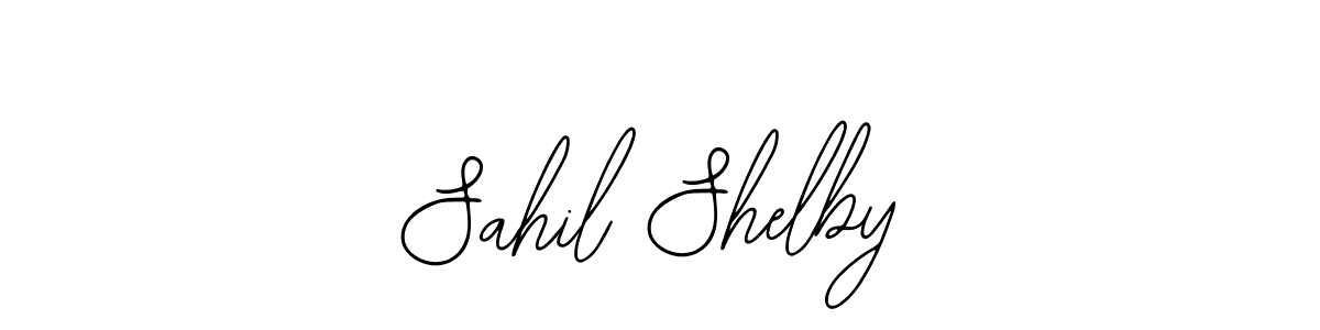 Bearetta-2O07w is a professional signature style that is perfect for those who want to add a touch of class to their signature. It is also a great choice for those who want to make their signature more unique. Get Sahil Shelby name to fancy signature for free. Sahil Shelby signature style 12 images and pictures png
