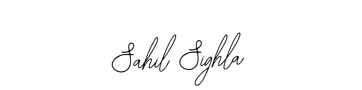 Similarly Bearetta-2O07w is the best handwritten signature design. Signature creator online .You can use it as an online autograph creator for name Sahil Sighla. Sahil Sighla signature style 12 images and pictures png