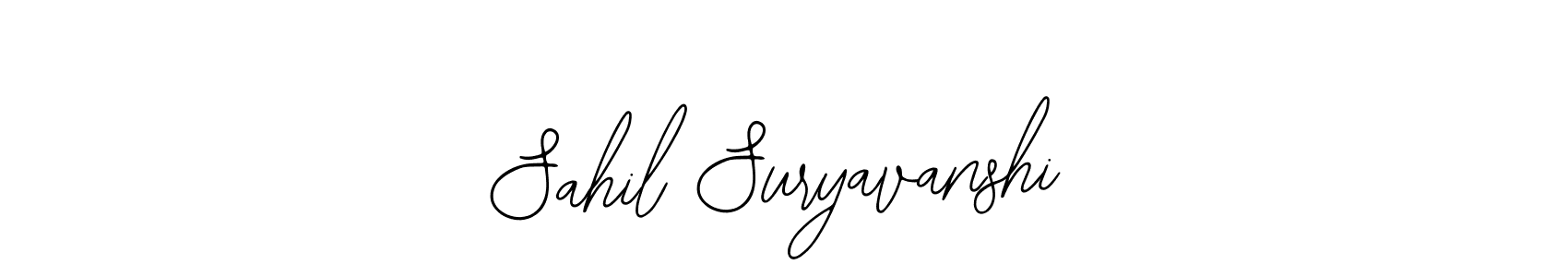 Create a beautiful signature design for name Sahil Suryavanshi. With this signature (Bearetta-2O07w) fonts, you can make a handwritten signature for free. Sahil Suryavanshi signature style 12 images and pictures png