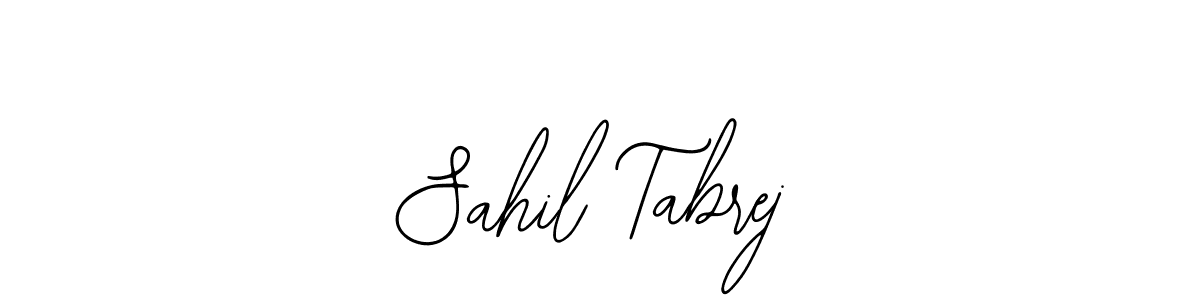 It looks lik you need a new signature style for name Sahil Tabrej. Design unique handwritten (Bearetta-2O07w) signature with our free signature maker in just a few clicks. Sahil Tabrej signature style 12 images and pictures png