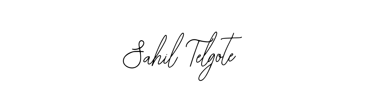 The best way (Bearetta-2O07w) to make a short signature is to pick only two or three words in your name. The name Sahil Telgote include a total of six letters. For converting this name. Sahil Telgote signature style 12 images and pictures png