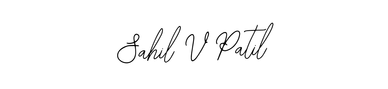 Make a short Sahil V Patil signature style. Manage your documents anywhere anytime using Bearetta-2O07w. Create and add eSignatures, submit forms, share and send files easily. Sahil V Patil signature style 12 images and pictures png