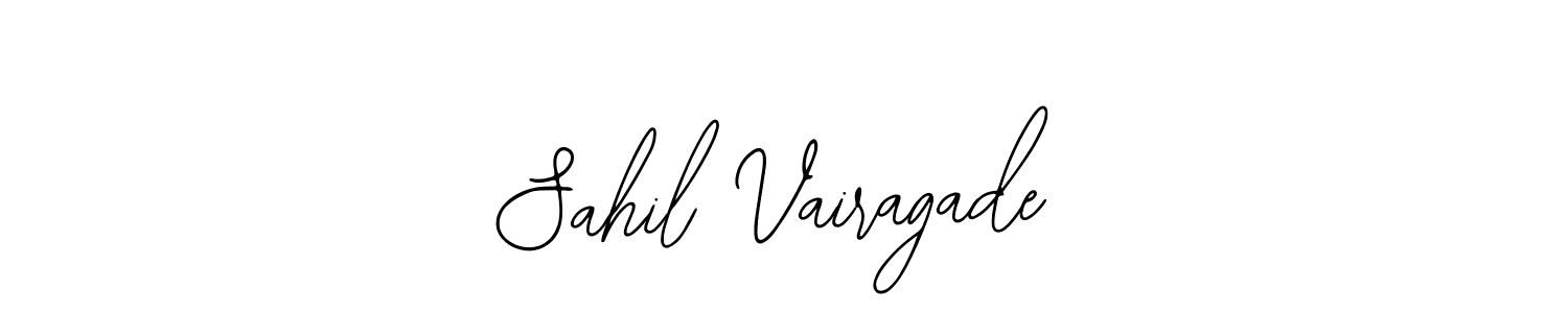 Also You can easily find your signature by using the search form. We will create Sahil Vairagade name handwritten signature images for you free of cost using Bearetta-2O07w sign style. Sahil Vairagade signature style 12 images and pictures png