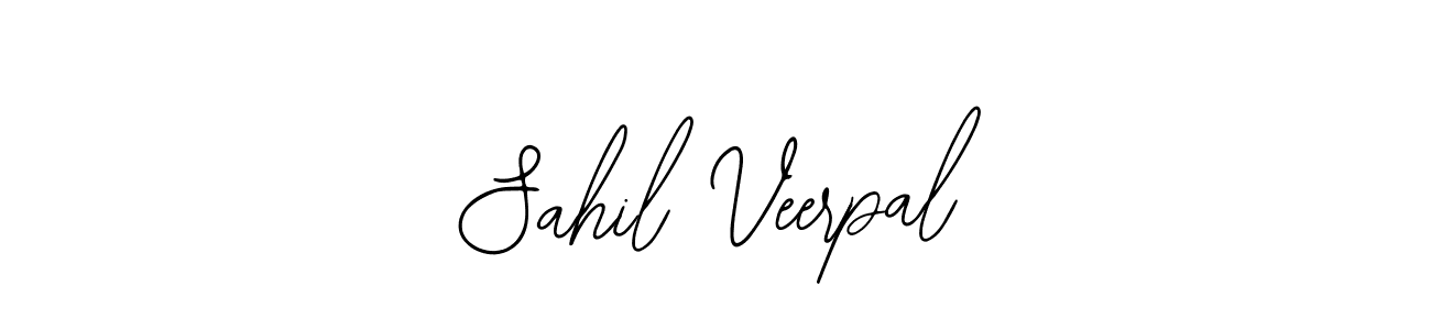 Use a signature maker to create a handwritten signature online. With this signature software, you can design (Bearetta-2O07w) your own signature for name Sahil Veerpal. Sahil Veerpal signature style 12 images and pictures png