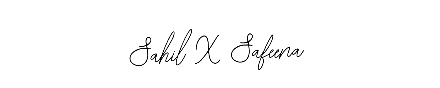 You can use this online signature creator to create a handwritten signature for the name Sahil X Safeena. This is the best online autograph maker. Sahil X Safeena signature style 12 images and pictures png