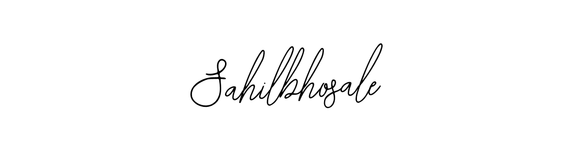 The best way (Bearetta-2O07w) to make a short signature is to pick only two or three words in your name. The name Sahilbhosale include a total of six letters. For converting this name. Sahilbhosale signature style 12 images and pictures png