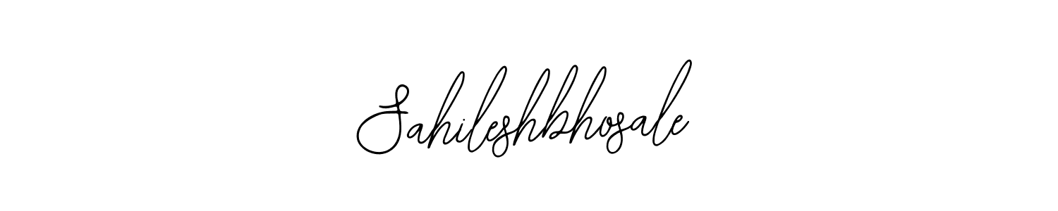 Also we have Sahileshbhosale name is the best signature style. Create professional handwritten signature collection using Bearetta-2O07w autograph style. Sahileshbhosale signature style 12 images and pictures png