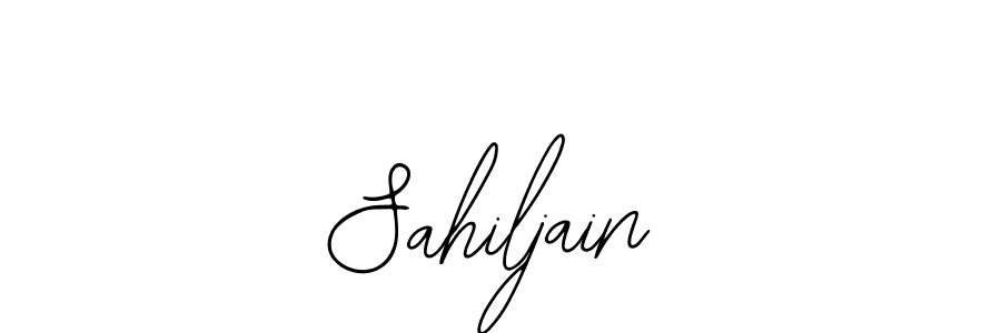 Create a beautiful signature design for name Sahiljain. With this signature (Bearetta-2O07w) fonts, you can make a handwritten signature for free. Sahiljain signature style 12 images and pictures png