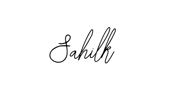 You should practise on your own different ways (Bearetta-2O07w) to write your name (Sahilk) in signature. don't let someone else do it for you. Sahilk signature style 12 images and pictures png