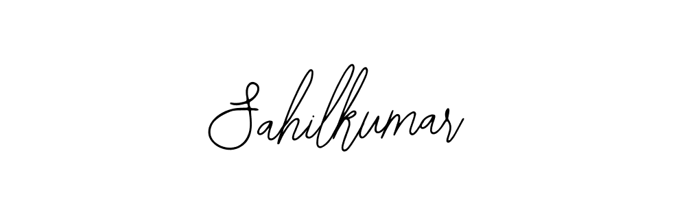 The best way (Bearetta-2O07w) to make a short signature is to pick only two or three words in your name. The name Sahilkumar include a total of six letters. For converting this name. Sahilkumar signature style 12 images and pictures png