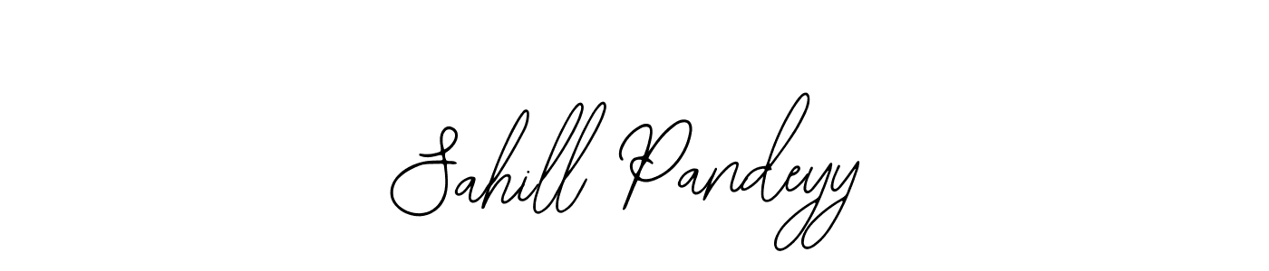 How to make Sahill Pandeyy signature? Bearetta-2O07w is a professional autograph style. Create handwritten signature for Sahill Pandeyy name. Sahill Pandeyy signature style 12 images and pictures png