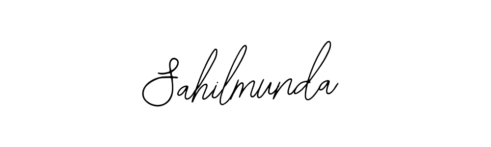 Make a beautiful signature design for name Sahilmunda. Use this online signature maker to create a handwritten signature for free. Sahilmunda signature style 12 images and pictures png