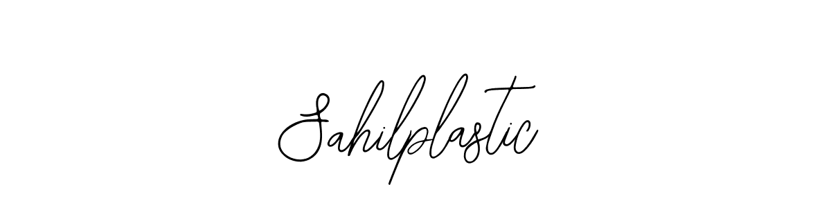 Use a signature maker to create a handwritten signature online. With this signature software, you can design (Bearetta-2O07w) your own signature for name Sahilplastic. Sahilplastic signature style 12 images and pictures png