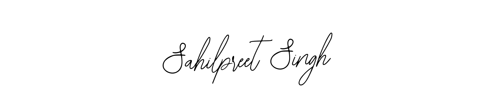 if you are searching for the best signature style for your name Sahilpreet Singh. so please give up your signature search. here we have designed multiple signature styles  using Bearetta-2O07w. Sahilpreet Singh signature style 12 images and pictures png