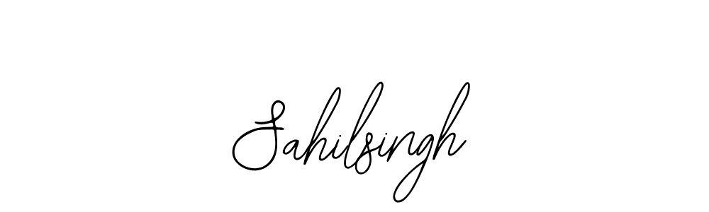 Make a beautiful signature design for name Sahilsingh. Use this online signature maker to create a handwritten signature for free. Sahilsingh signature style 12 images and pictures png