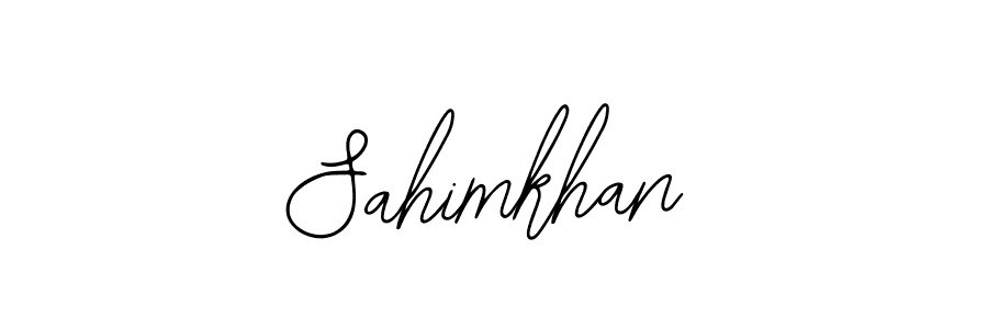 Make a beautiful signature design for name Sahimkhan. Use this online signature maker to create a handwritten signature for free. Sahimkhan signature style 12 images and pictures png