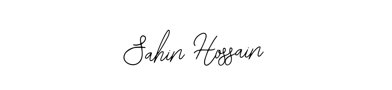 Make a beautiful signature design for name Sahin Hossain. With this signature (Bearetta-2O07w) style, you can create a handwritten signature for free. Sahin Hossain signature style 12 images and pictures png