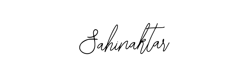 How to make Sahinaktar signature? Bearetta-2O07w is a professional autograph style. Create handwritten signature for Sahinaktar name. Sahinaktar signature style 12 images and pictures png