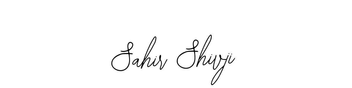 The best way (Bearetta-2O07w) to make a short signature is to pick only two or three words in your name. The name Sahir Shivji include a total of six letters. For converting this name. Sahir Shivji signature style 12 images and pictures png