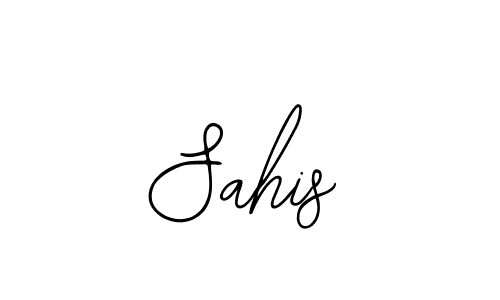 Design your own signature with our free online signature maker. With this signature software, you can create a handwritten (Bearetta-2O07w) signature for name Sahis. Sahis signature style 12 images and pictures png