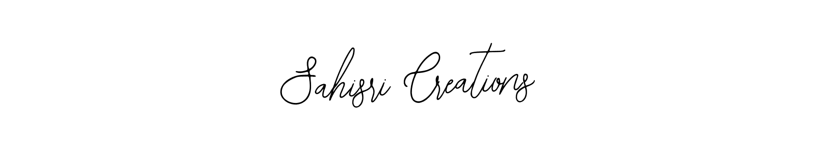 Once you've used our free online signature maker to create your best signature Bearetta-2O07w style, it's time to enjoy all of the benefits that Sahisri Creations name signing documents. Sahisri Creations signature style 12 images and pictures png